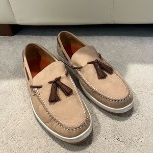 Peter Millar Beige Loafers with Tassels